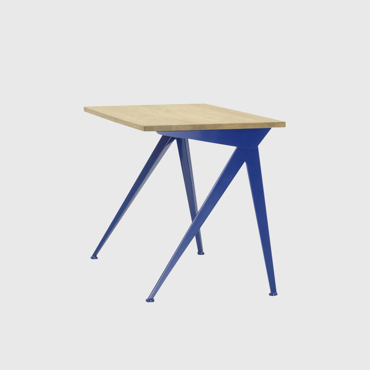 Compas Direction Desk, Bleu Marcoule, Natural Oak
